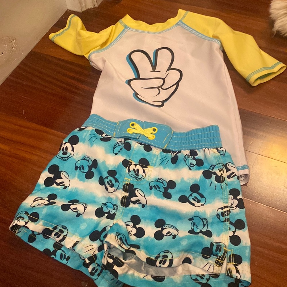 Size 3 Disney Mickey Swim Set